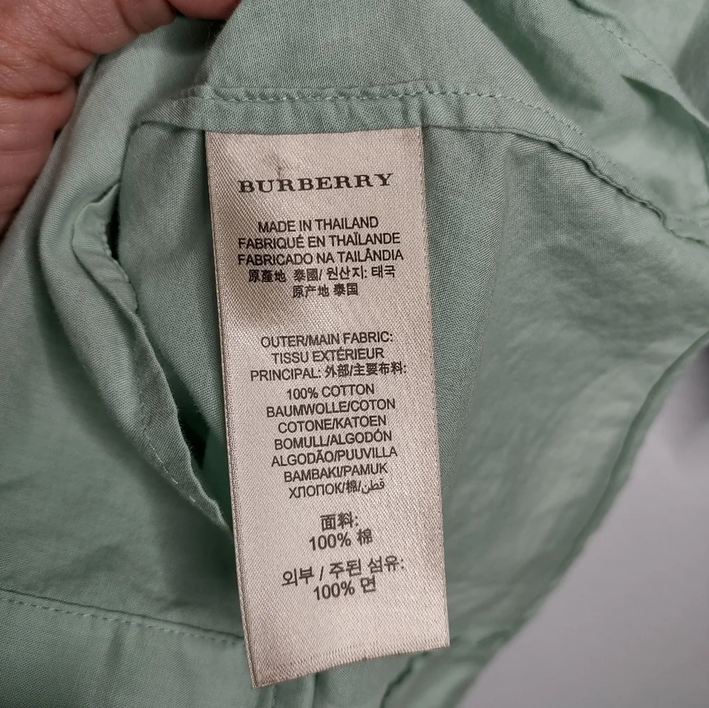 Burberry Brit Women's Plaid Cotton Shirt Size Small - Picture 6 of 6